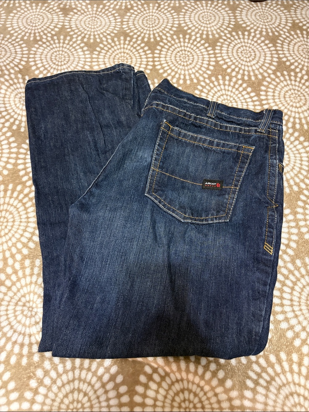 Ariat Men's Indigo Relaxed Straight Jeans